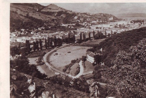 B69 Simpleul Silvaniei Vedere cu Calea Ferata circulat B69 Simpleul Silvaniei Vedere cu Calea Ferata circulat