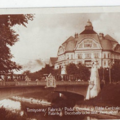 B72 Timisoara Podul Decebal si Baile centrale circulat 1929