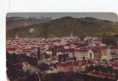 B129 Brasov Vedere Generala necirculat 1918 foto