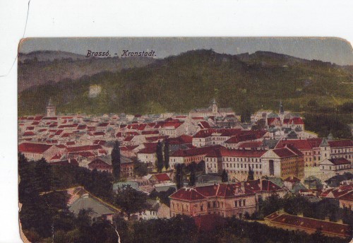 B129 Brasov Vedere Generala necirculat 1918