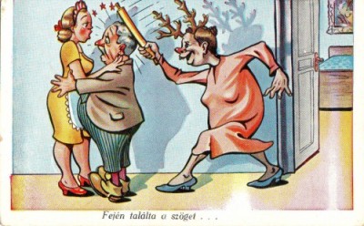 2965 Caricatura Adulter cca 1925 editor Reform necirculat foto
