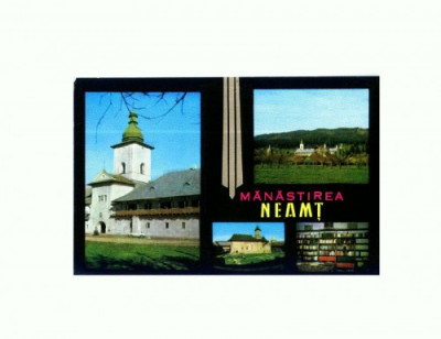CP151-24 Manastirea Neamt -necirculata foto