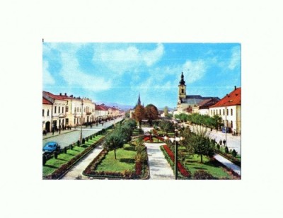 CP151-54 Sighetul Marmatiei: Vedere generala. -necirculata foto