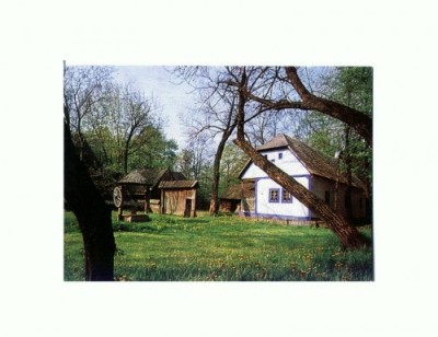 CP151-70 Muzeul satului -Gospodarie Campanii de Sus -necirc. foto