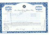 03 Certificat actiuni SUA - perforat -pentru colectionari