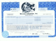 10 Certificat actiuni SUA - perforat -pentru colectionari