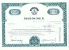 18 Certificat actiuni SUA - perforat -pentru colectionari