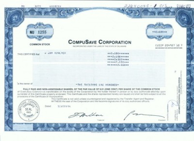 19 Certificat actiuni SUA - perforat -pentru colectionari foto