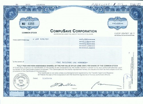 19 Certificat actiuni SUA - perforat -pentru colectionari 19 Certificat actiuni SUA - perforat -pentru colectionari