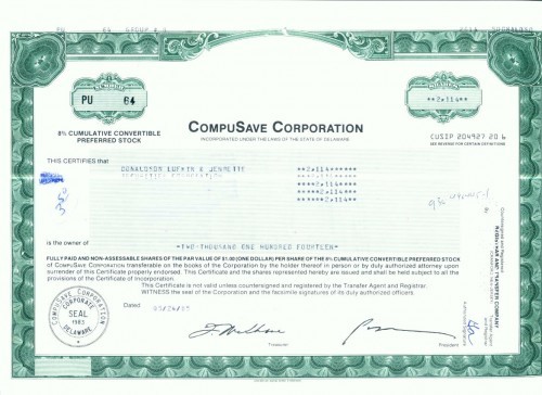 21 Certificat actiuni SUA - perforat -pentru colectionari 21 Certificat actiuni SUA - perforat -pentru colectionari