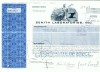 25 Certificat actiuni SUA - perforat -pentru colectionari