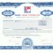 44 Certificat actiuni SUA - perforat -pentru colectionari