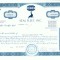 45 Certificat actiuni SUA - perforat -pentru colectionari