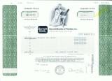 68 Certificat actiuni SUA - perforat -pentru colectionari