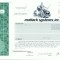 84 Certificat actiuni SUA - perforat -pentru colectionari