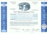 107 Certificat actiuni SUA - perforat -pentru colectionari