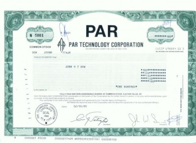 114 Certificat actiuni SUA - perforat -pentru colectionari foto