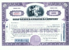 124 Certificat actiuni SUA -perforat-pentru colectionari+fiscale