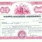 135 Certificat actiuni SUA - perforat -pentru colectionari