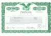 137 Certificat actiuni SUA - perforat -pentru colectionari
