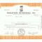 140 Certificat actiuni SUA - perforat -pentru colectionari