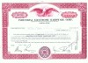 147 Certificat actiuni SUA - perforat -pentru colectionari