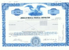 153 Certificat actiuni SUA - perforat -pentru colectionari