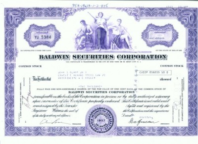 156 Certificat actiuni SUA - perforat -pentru colectionari foto