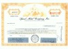 158 Certificat actiuni SUA - perforat -pentru colectionari