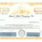 158 Certificat actiuni SUA - perforat -pentru colectionari