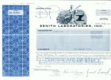166 Certificat actiuni SUA - perforat -pentru colectionari
