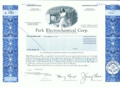 168 Certificat actiuni SUA - perforat -pentru colectionari