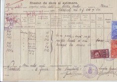 A37 Acte Atestat fiscalizat Ferdinand 1930
