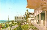 YR01903 romania mangalia constanta hoteluri faleza marea neagra RPR circulat, Circulata, Techirghiol, Printata