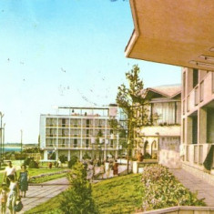 YR01903 romania mangalia constanta hoteluri faleza marea neagra RPR circulat