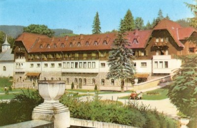 R1970 RPR Borsec circulat 1964 timbru dezlipit foto