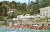 YR01993 romania mures sovata statiune strand lac sarat restaurant circulat 1963