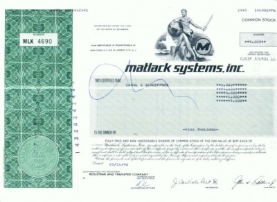 174 Certificat actiuni SUA - perforat -pentru colectionari foto