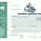 174 Certificat actiuni SUA - perforat -pentru colectionari