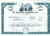 178 Certificat actiuni SUA - perforat -pentru colectionari