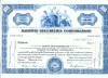 190 Certificat actiuni SUA - perforat -pentru colectionari