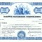 190 Certificat actiuni SUA - perforat -pentru colectionari