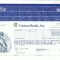 192 Certificat actiuni SUA - perforat -pentru colectionari