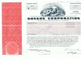 195 Certificat actiuni SUA - perforat -pentru colectionari