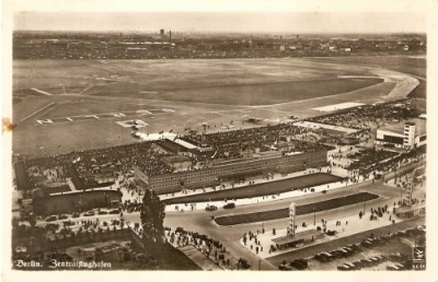 3022 Aeroportul Berlin Vedere generala necirculat 1936 foto