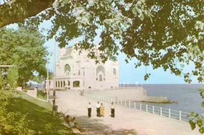 R2054 Constanta Pe faleza circulat 1964 foto
