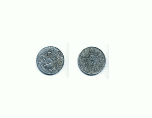 98 Medalie Zodiac Chinezesc -Anul Maimutei 98 Medalie Zodiac Chinezesc -Anul Maimutei