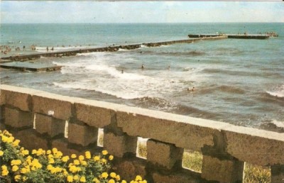 R2137 RPR Eforie nord Digul si Marea circulat 1964 foto