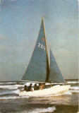 V102 Barca cu panze pe Marea Neagra circulat 1985