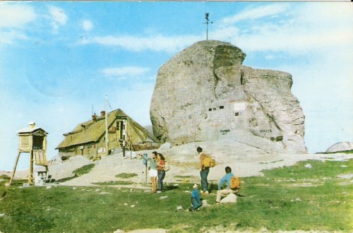R2202 RPR Muntii Bucegi Varful Omu circulat 1964